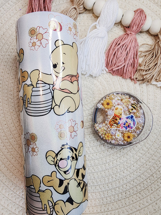 Honey Bear and Friends 20oz Holographic Tumbler