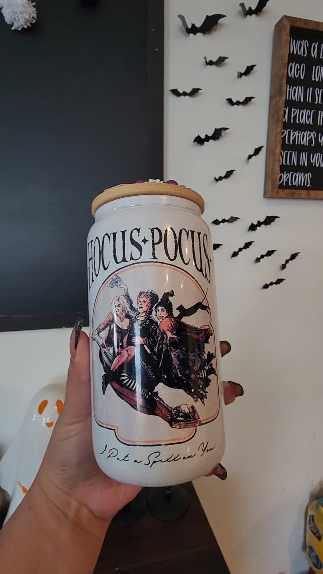 I Put a Spell on You 16 oz Glass Can