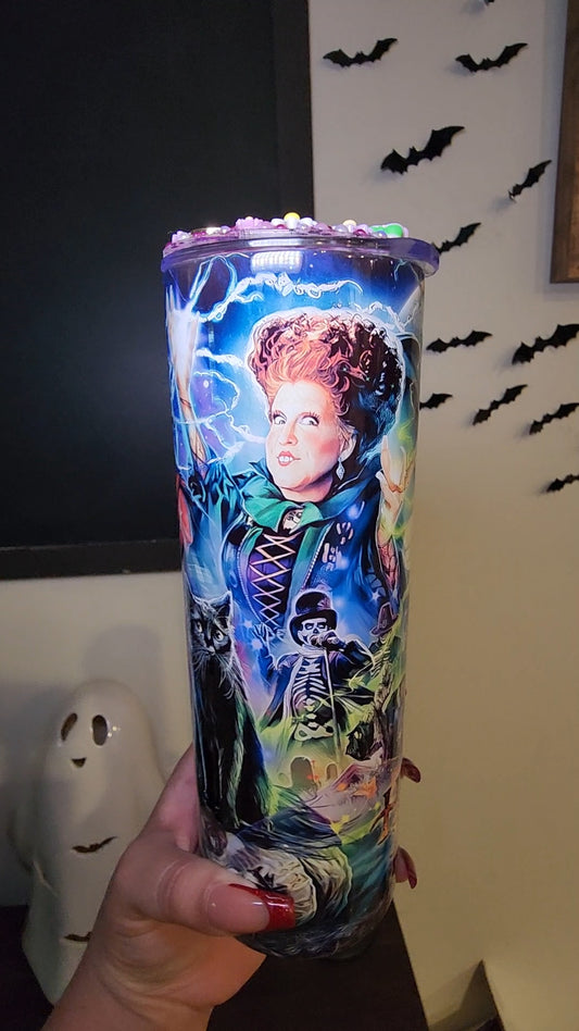 Hocus Pocus 20oz Holographic Tumbler