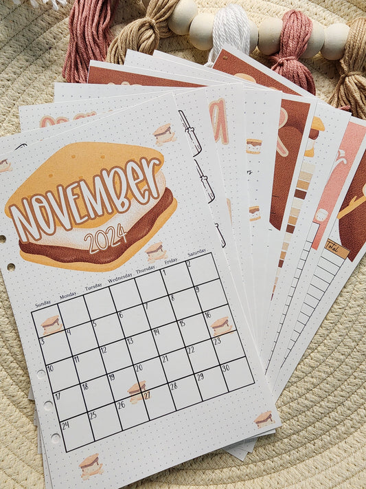 November 2024 Journal Spread (Small Biz Owner Edition)