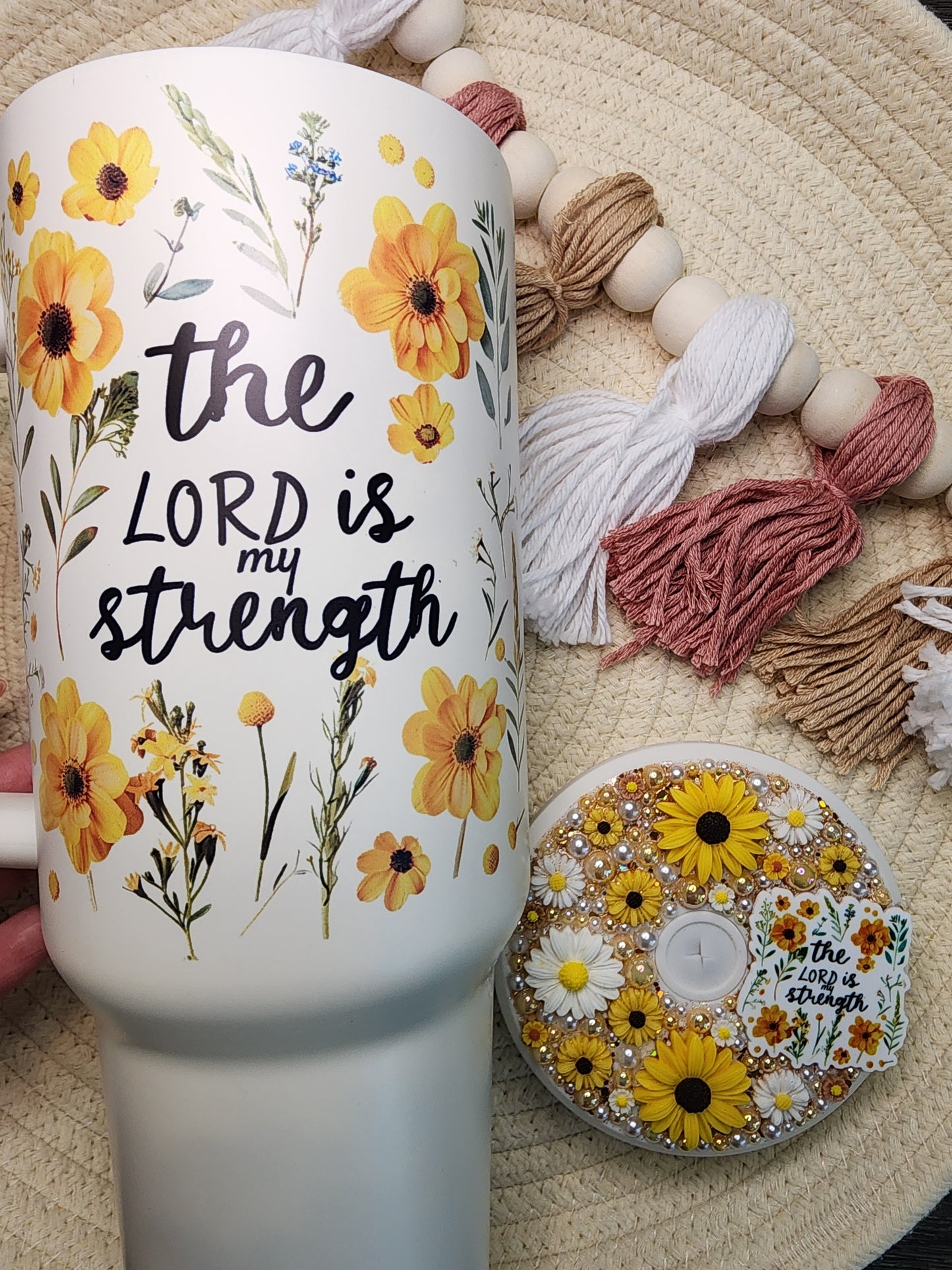 The Lord is my strength 40oz Tumbler