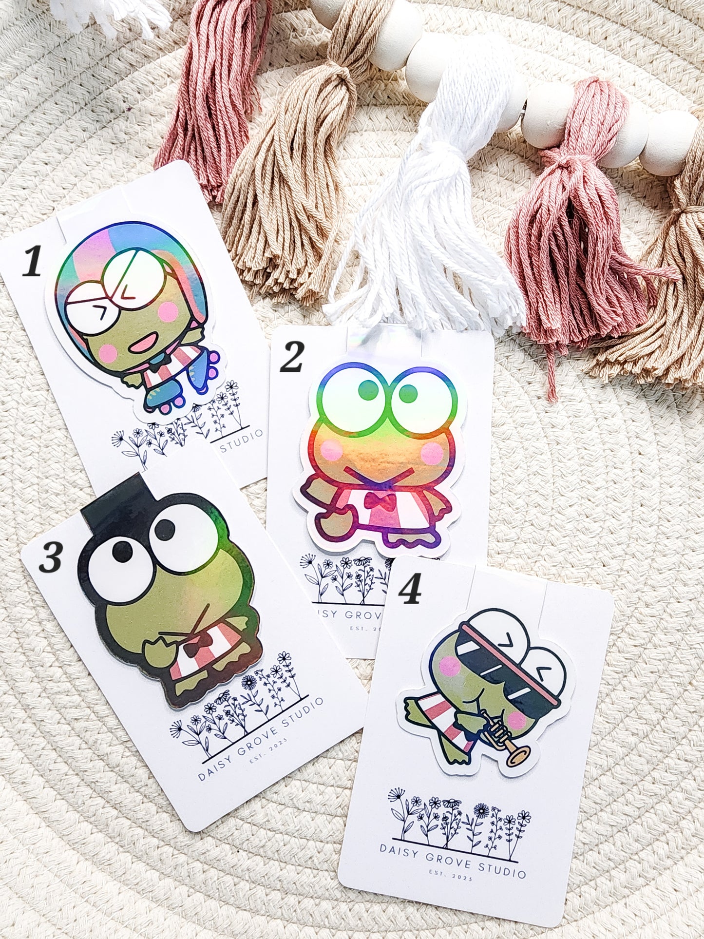 Green Frog Bookmarks